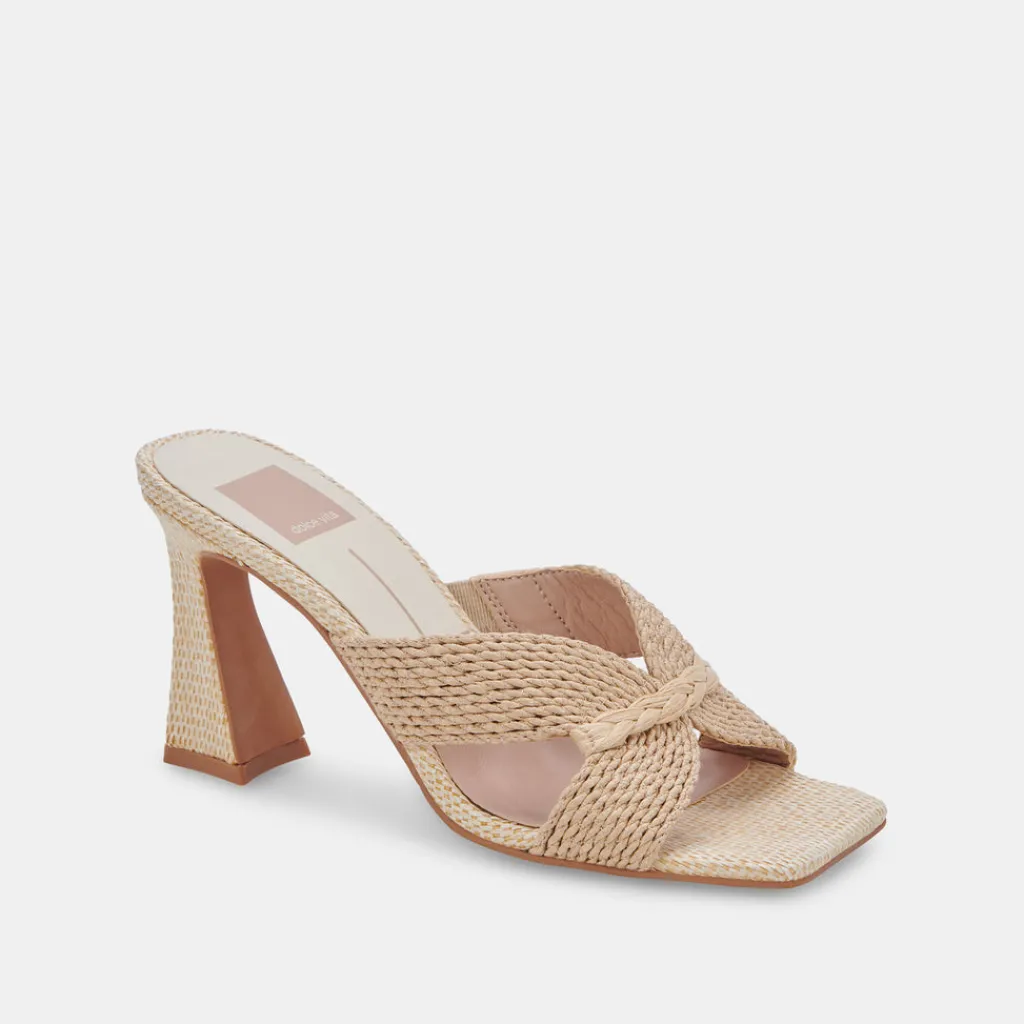 DOLCE VITA Heels*Nitro Heels Lt Natural Raffia