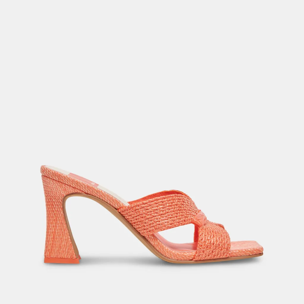 DOLCE VITA Heels*Nitro Heels Orange Raffia