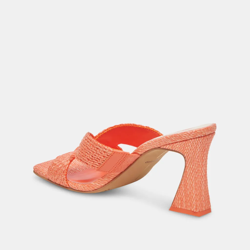 DOLCE VITA Heels*Nitro Heels Orange Raffia