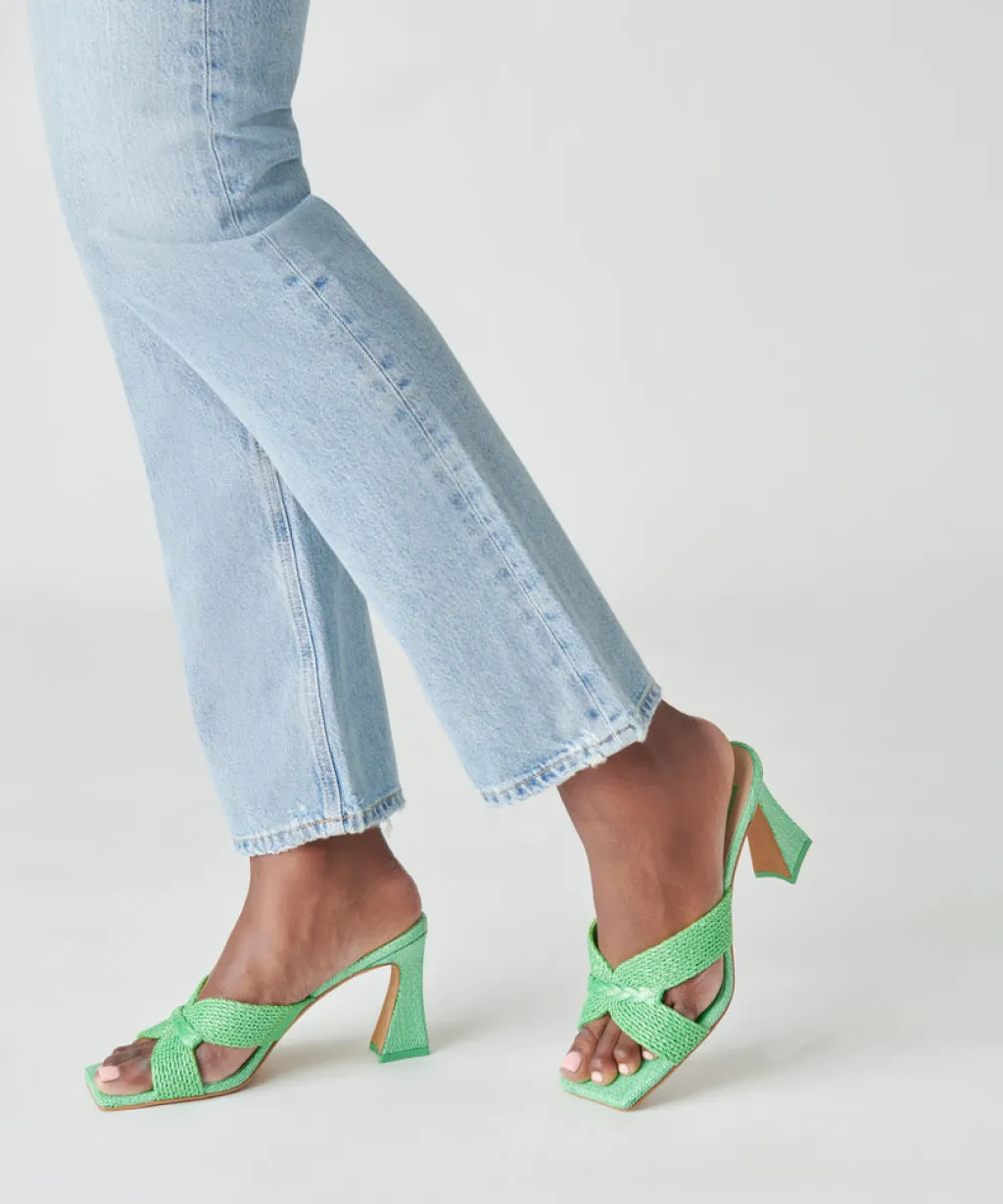 DOLCE VITA Heels*Nitro Heels Seaglass Raffia
