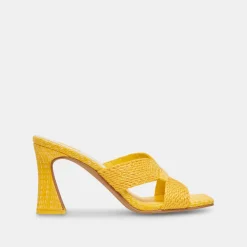 DOLCE VITA Heels*Nitro Heels Yellow Raffia