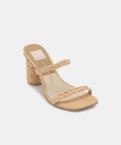 DOLCE VITA Heels*Noles Heels Lt Natural Raffia