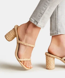 DOLCE VITA Heels*Noles Heels Lt Natural Raffia