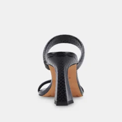 DOLCE VITA Heels*Novah Heels Black Embossed Stella