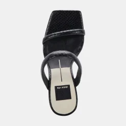 DOLCE VITA Heels*Novah Heels Black Embossed Stella