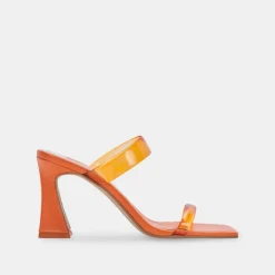 DOLCE VITA Heels*Novah Heels Tangerine Vinyl