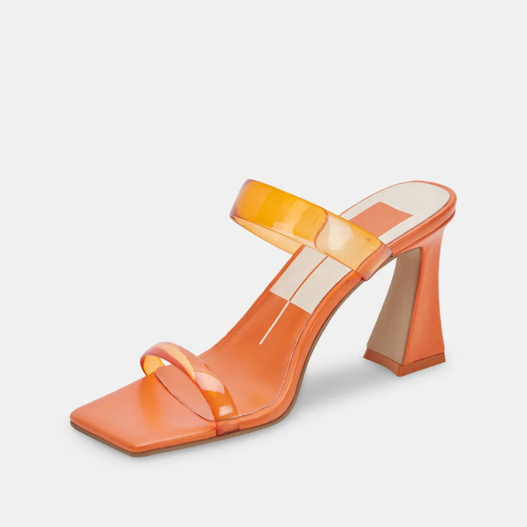 DOLCE VITA Heels*Novah Heels Tangerine Vinyl