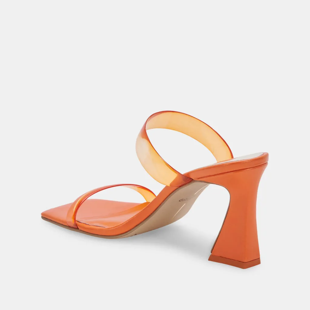 DOLCE VITA Heels*Novah Heels Tangerine Vinyl