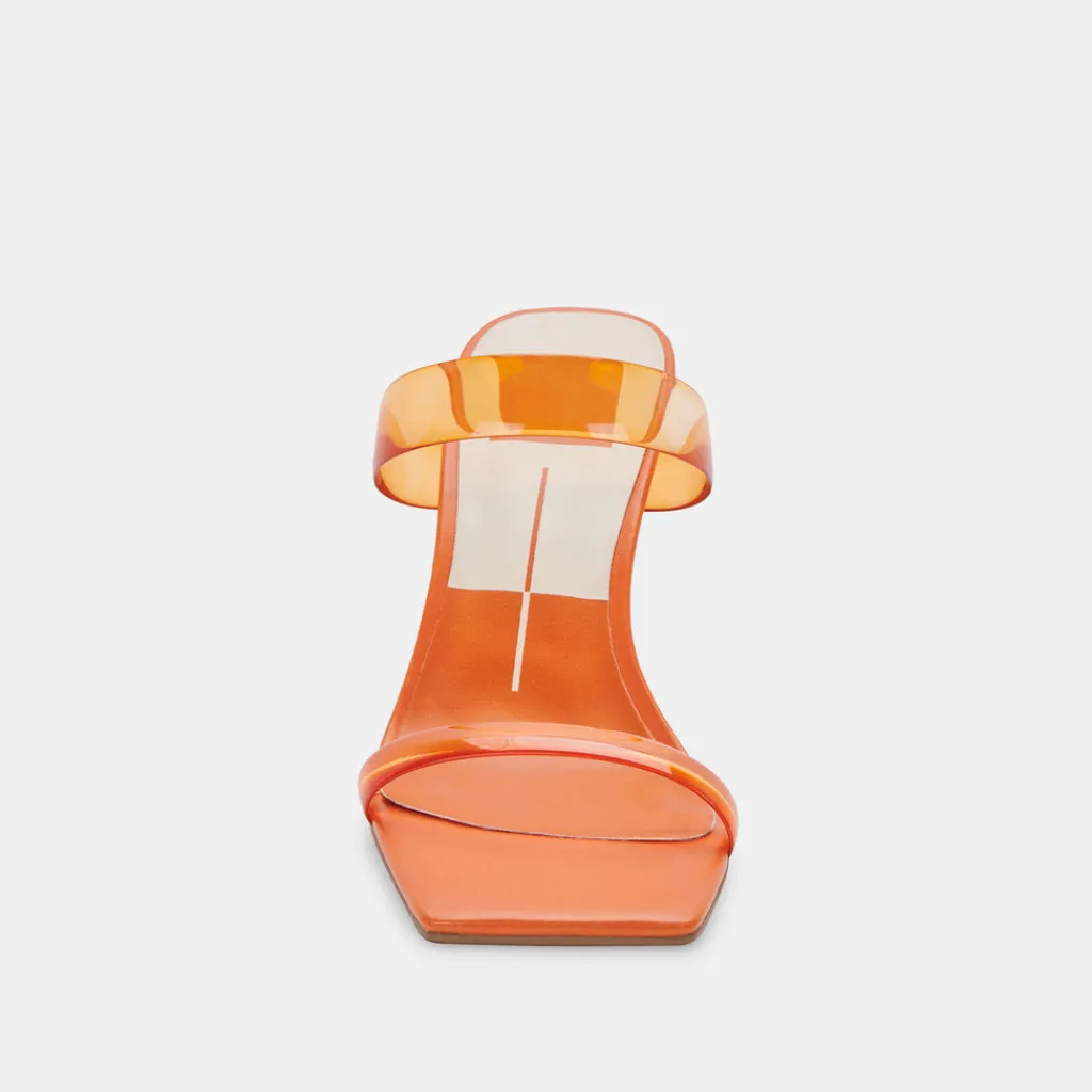 DOLCE VITA Heels*Novah Heels Tangerine Vinyl