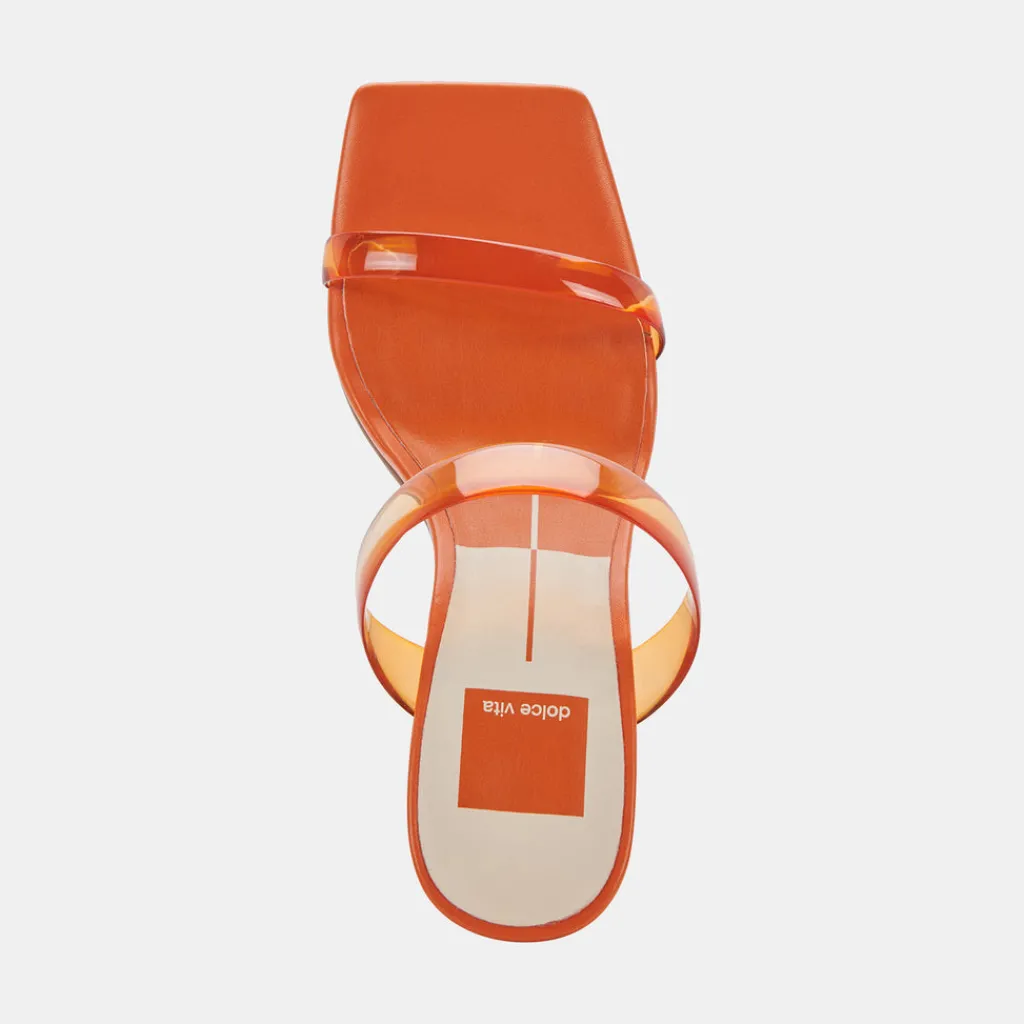 DOLCE VITA Heels*Novah Heels Tangerine Vinyl