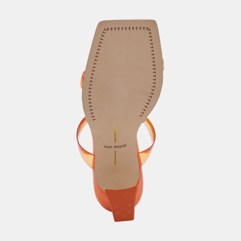 DOLCE VITA Heels*Novah Heels Tangerine Vinyl