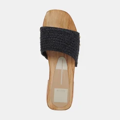 DOLCE VITA Heels*Oakley Heels Black Raffia