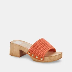 DOLCE VITA Heels*Oakley Heels Orange Raffia