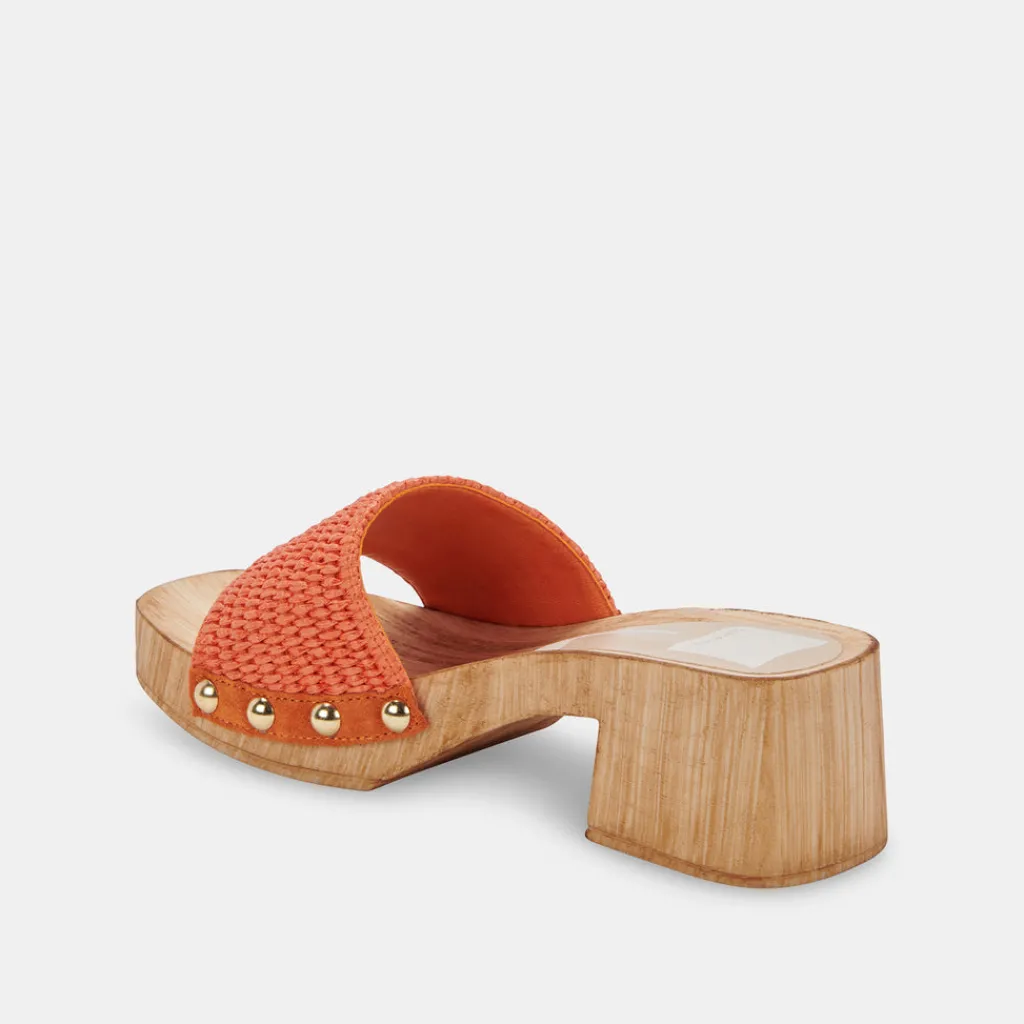 DOLCE VITA Heels*Oakley Heels Orange Raffia