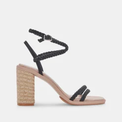 DOLCE VITA Sandals*Oro Heels Black Stella