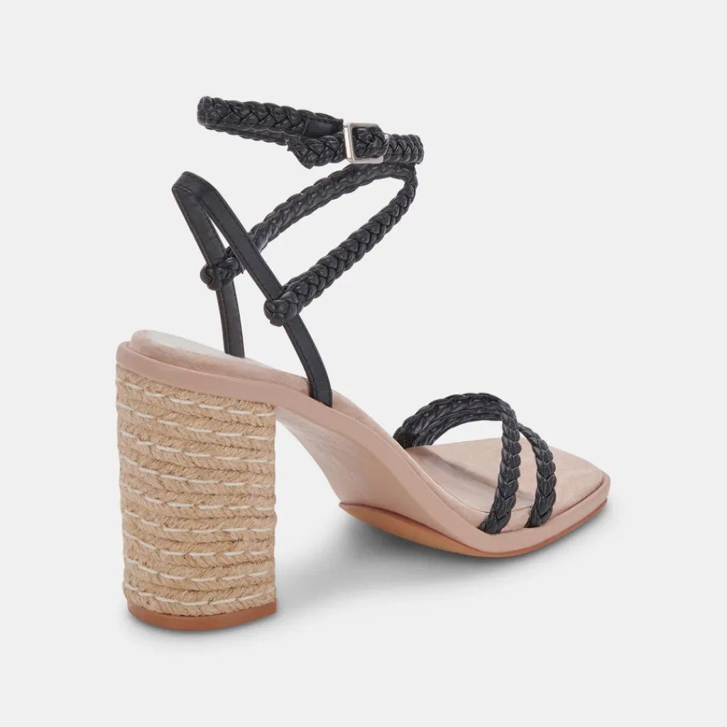 DOLCE VITA Sandals*Oro Heels Black Stella