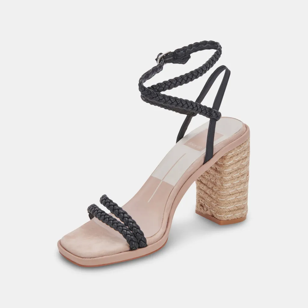 DOLCE VITA Sandals*Oro Heels Black Stella