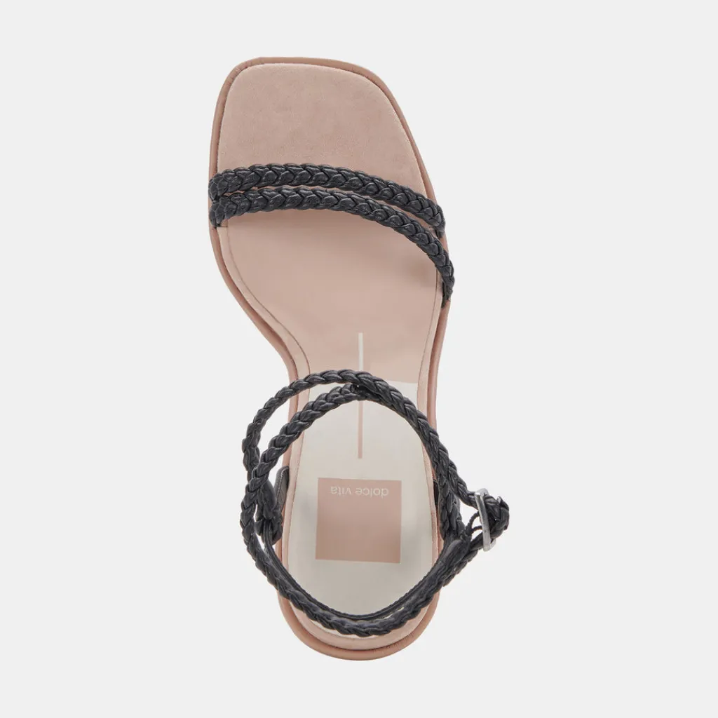 DOLCE VITA Sandals*Oro Heels Black Stella