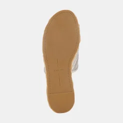 DOLCE VITA Wedges*Pablos Sandals Light Gold Metallic Leather