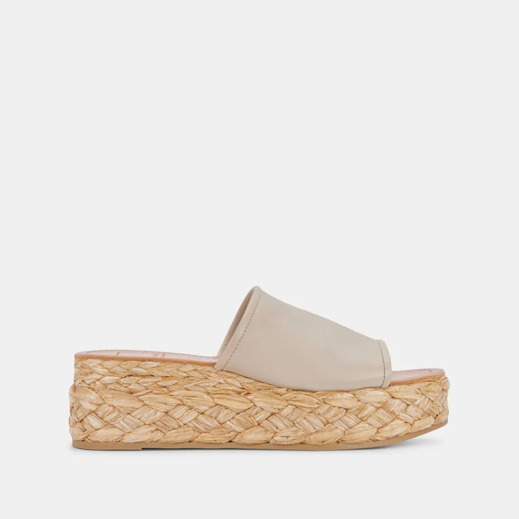 DOLCE VITA Wedges*Pablos Sandals Sand Leather
