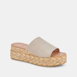 DOLCE VITA Wedges*Pablos Sandals Sand Leather