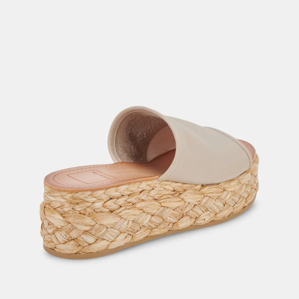 DOLCE VITA Wedges*Pablos Sandals Sand Leather