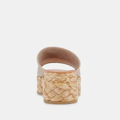 DOLCE VITA Wedges*Pablos Sandals Sand Leather