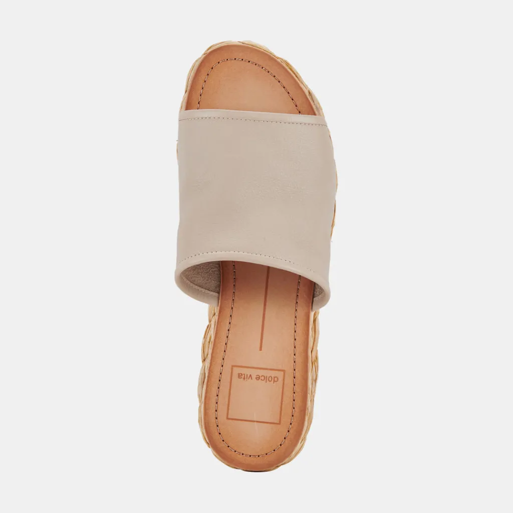 DOLCE VITA Wedges*Pablos Sandals Sand Leather