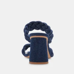 DOLCE VITA Sandals*Paily Heels Indigo Denim