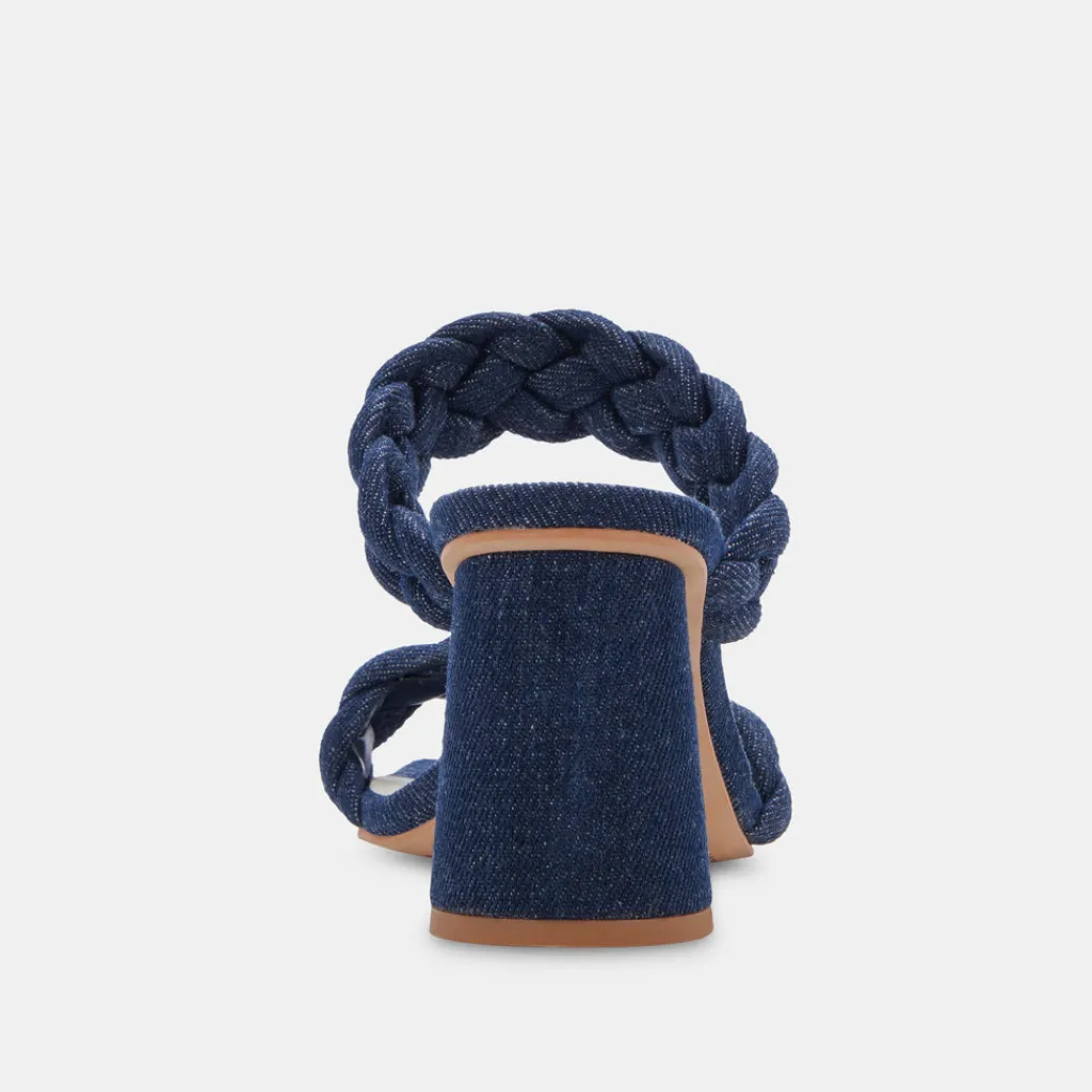 DOLCE VITA Sandals*Paily Heels Indigo Denim