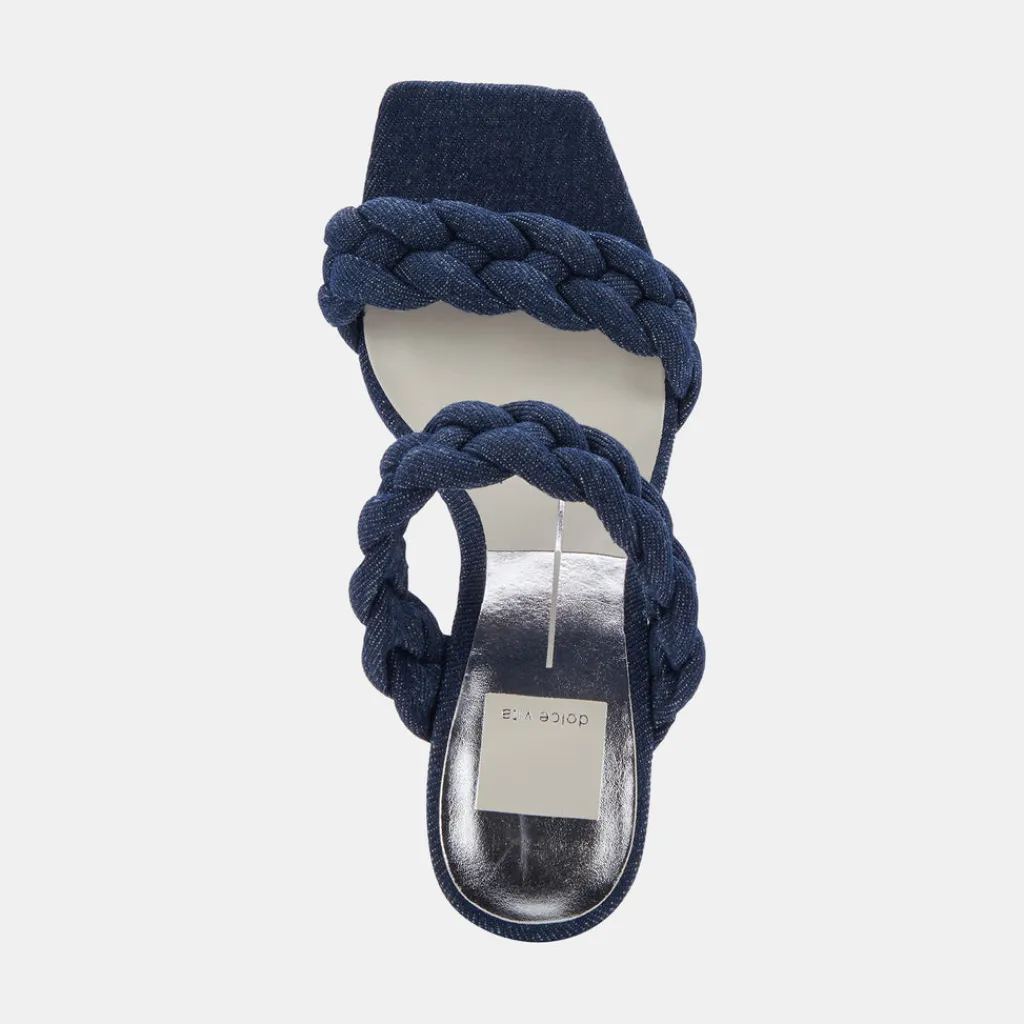 DOLCE VITA Sandals*Paily Heels Indigo Denim