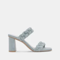 DOLCE VITA Sandals*Paily Heels Light Blue Denim