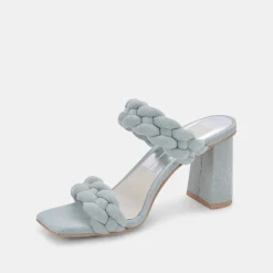 DOLCE VITA Sandals*Paily Heels Light Blue Denim