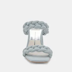 DOLCE VITA Sandals*Paily Heels Light Blue Denim