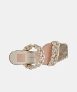 DOLCE VITA Heels*Paily Heels Light Gold Metallic Stella Suede