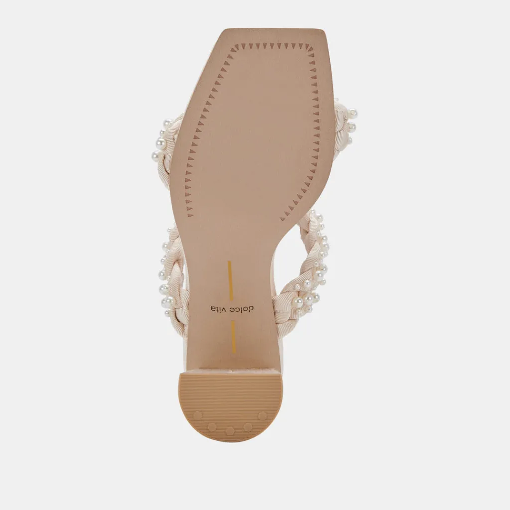 DOLCE VITA Heels*Paily Pearl Heels Vanilla Pearls
