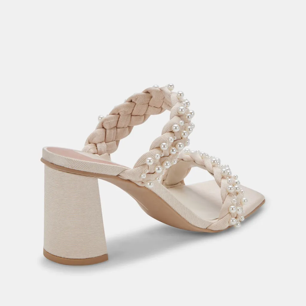 DOLCE VITA Heels*Paily Pearl Heels Vanilla Pearls