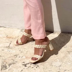 DOLCE VITA Heels*Paily Raffia Heels Vanilla Raffia