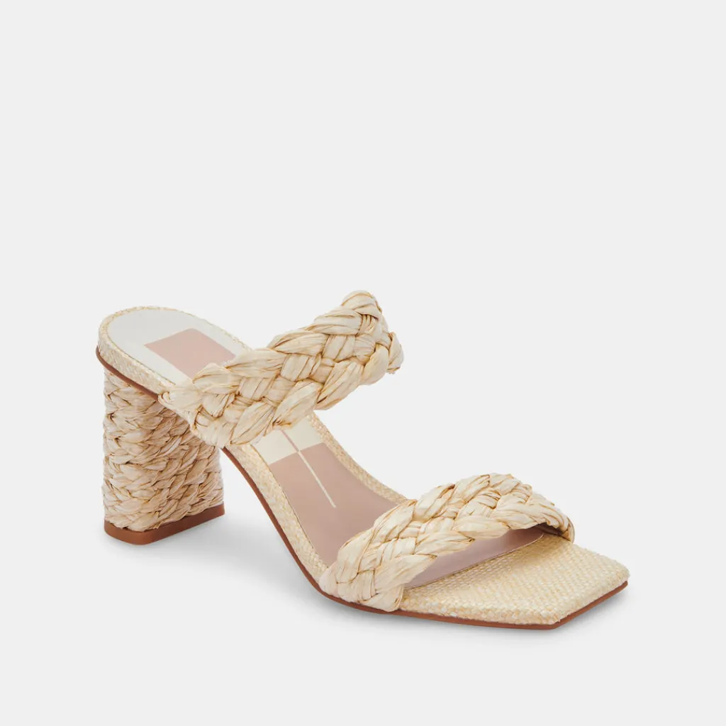 DOLCE VITA Heels*Paily Raffia Heels Vanilla Raffia