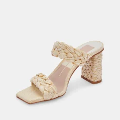 DOLCE VITA Heels*Paily Raffia Heels Vanilla Raffia