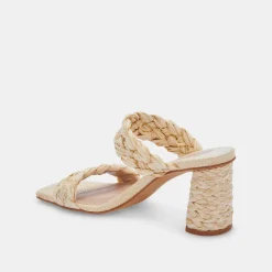 DOLCE VITA Heels*Paily Raffia Heels Vanilla Raffia