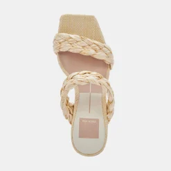 DOLCE VITA Heels*Paily Raffia Heels Vanilla Raffia