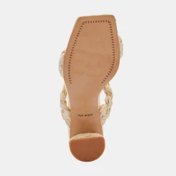DOLCE VITA Heels*Paily Raffia Heels Vanilla Raffia