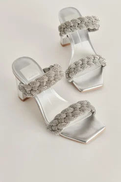 DOLCE VITA Heels*Paily Rhinestone Heels Crystal Rhinestone