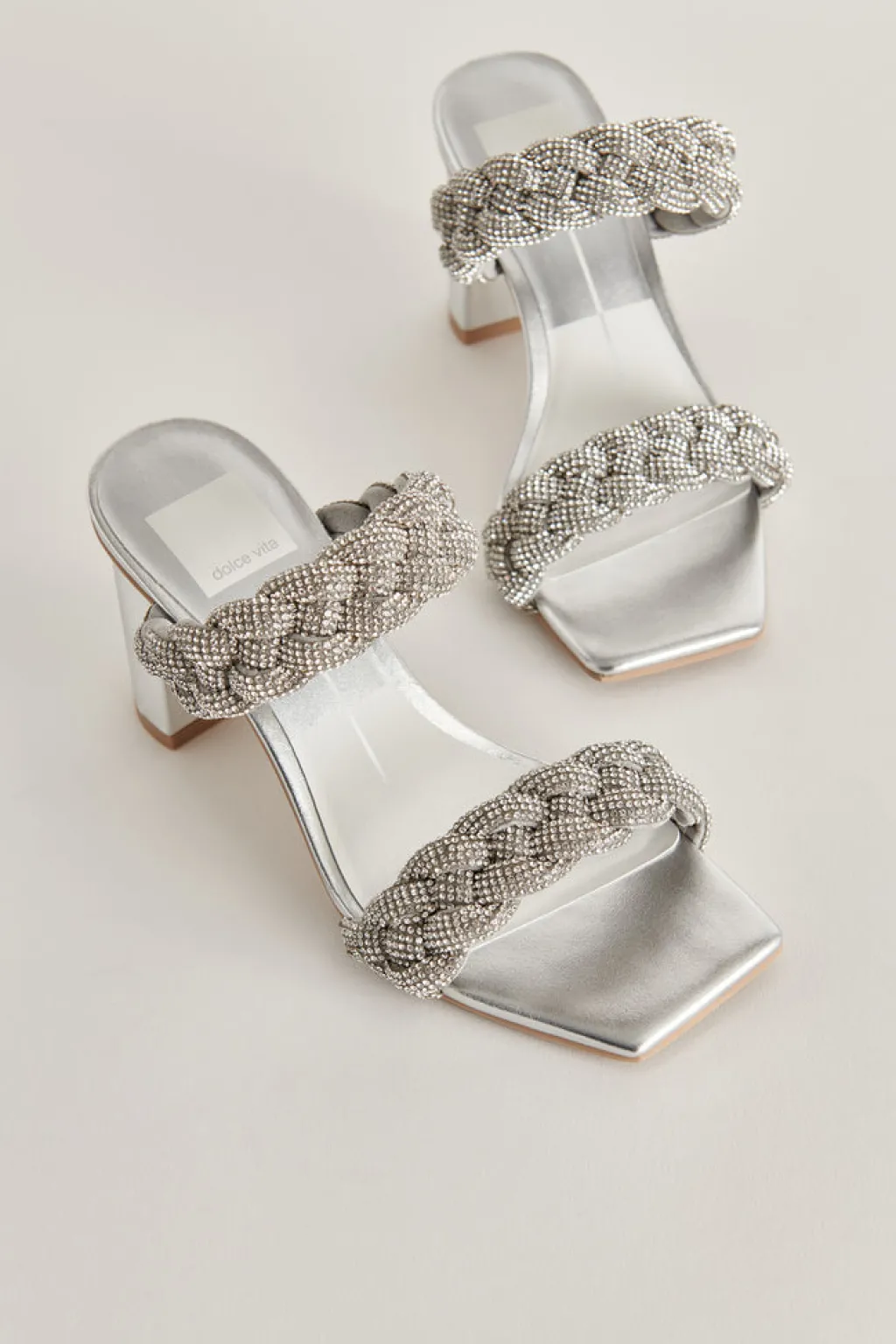 DOLCE VITA Heels*Paily Rhinestone Heels Crystal Rhinestone