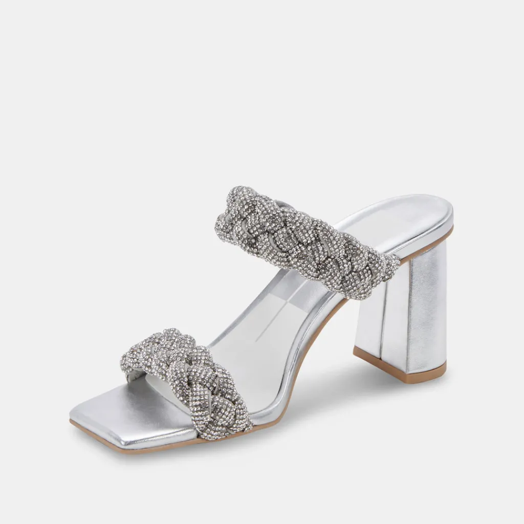 DOLCE VITA Heels*Paily Rhinestone Heels Crystal Rhinestone