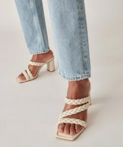 DOLCE VITA Sandals*Pang Heels Ivory Stella