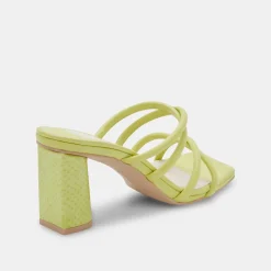 DOLCE VITA Heels*Patsi Heels Light Green Leather