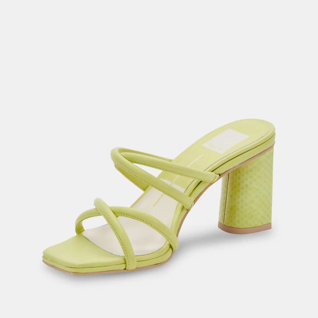 DOLCE VITA Heels*Patsi Heels Light Green Leather