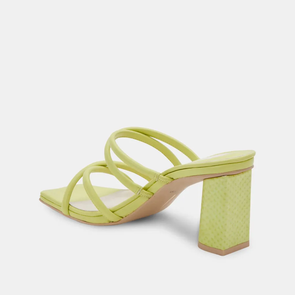 DOLCE VITA Heels*Patsi Heels Light Green Leather